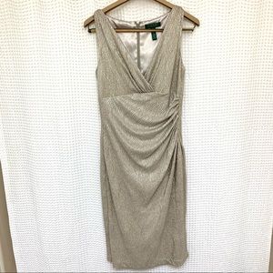 RALPH LAUREN CHAMPAIGN SLEEVELESS DRESS SIZE 8!!!